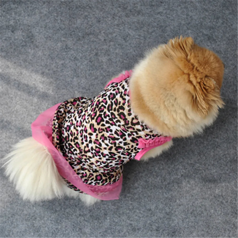 Cute Puppy Printed T-shirt: Cotton Dog Clothes